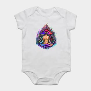 Ajna ( Third Eye Mushroom ) Baby Bodysuit